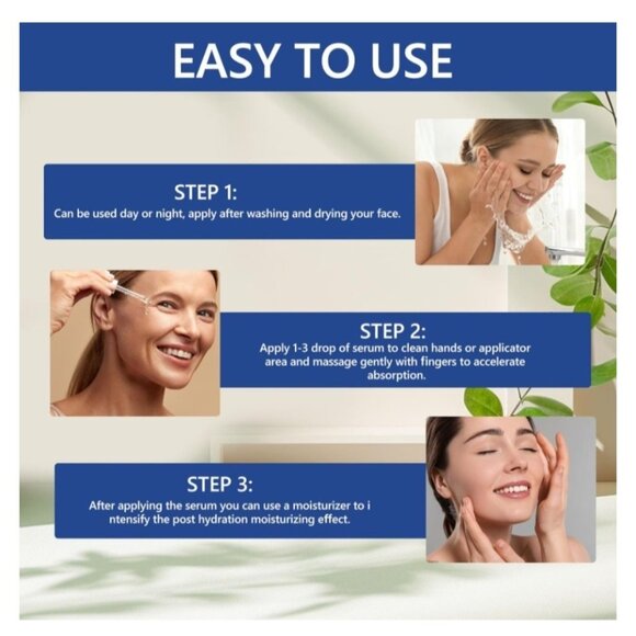 ✅Hyaluronic Acid Moisturizing Serum ABOTE Brand - NEW 1 fl. oz; See 3/$20 Sale - Picture 5 of 6